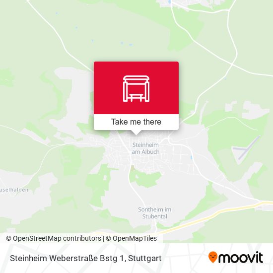 Steinheim Weberstraße Bstg 1 map
