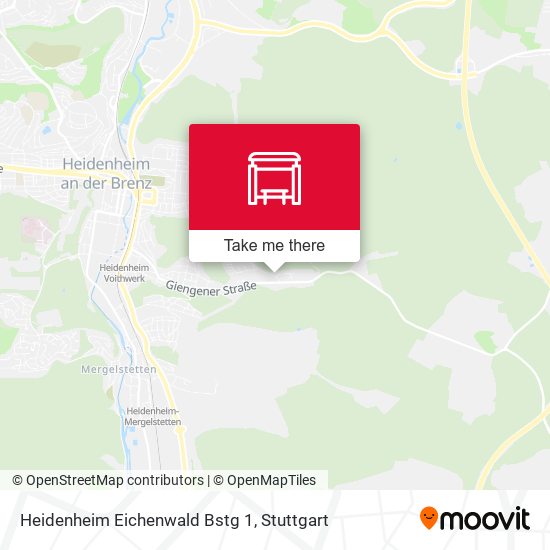 Карта Heidenheim Eichenwald Bstg 1