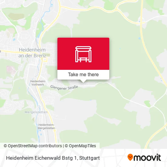 Карта Heidenheim Eichenwald Bstg 1