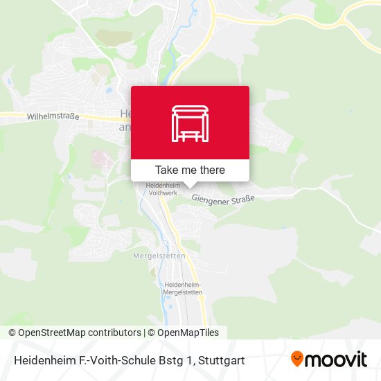 Heidenheim F.-Voith-Schule Bstg 1 map