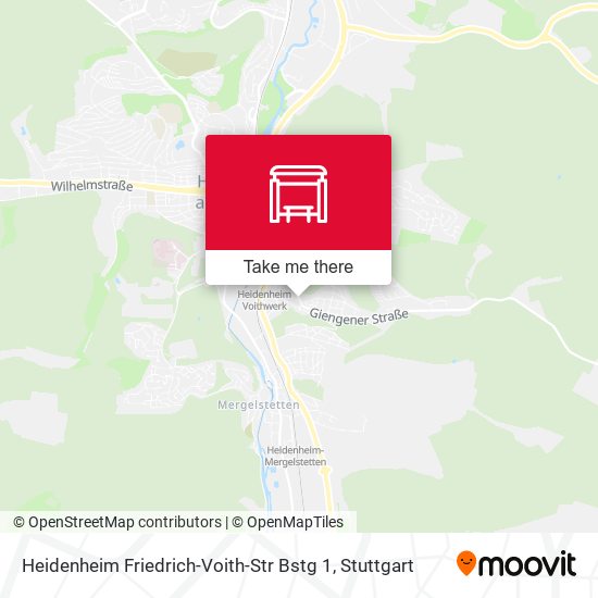 Карта Heidenheim Friedrich-Voith-Str Bstg 1