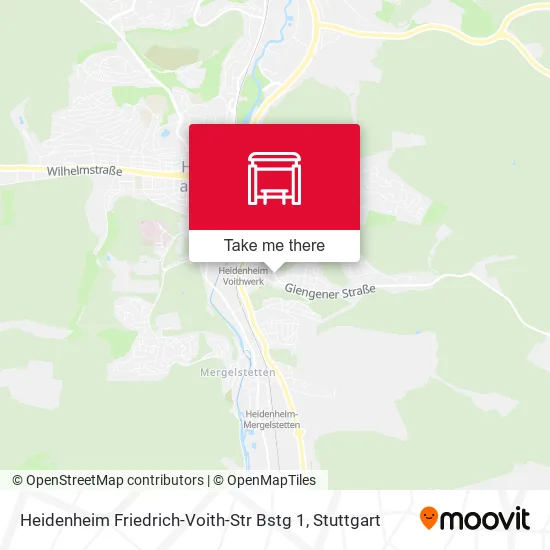 Карта Heidenheim Friedrich-Voith-Str Bstg 1