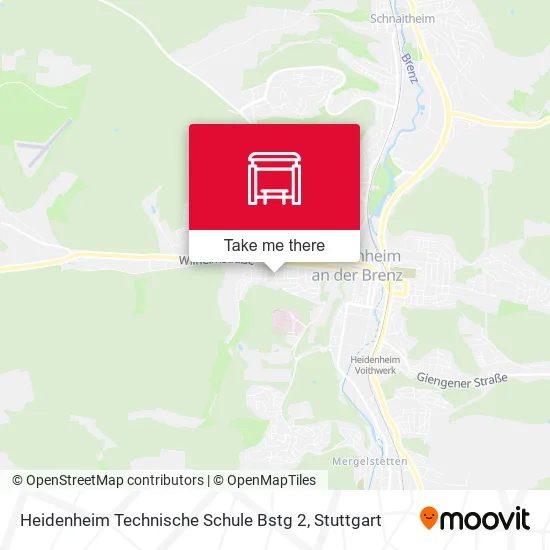 Карта Heidenheim Technische Schule Bstg 2