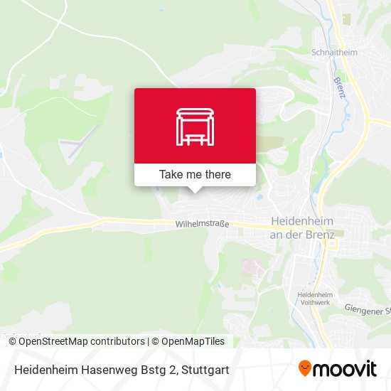 Heidenheim Hasenweg Bstg 2 map
