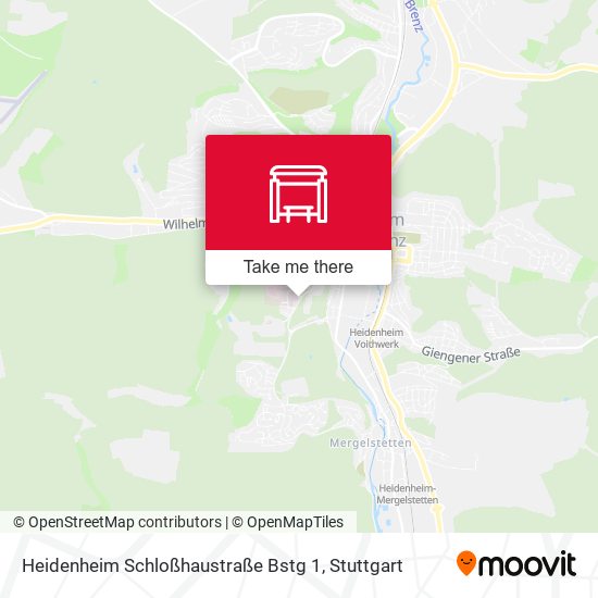 Heidenheim Schloßhaustraße Bstg 1 map