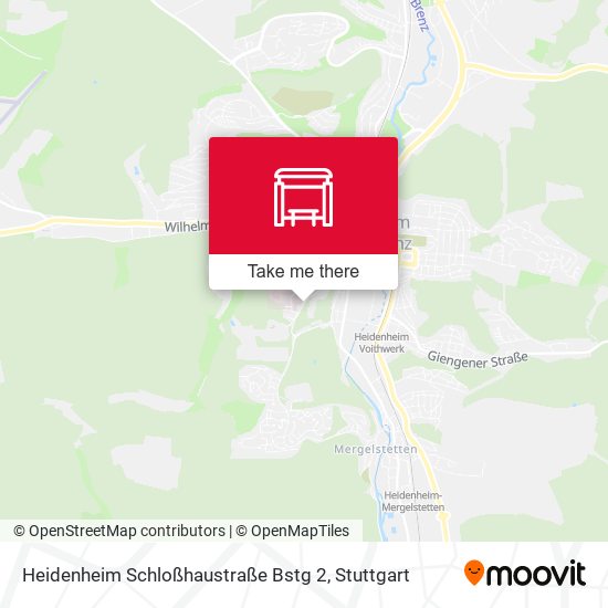 Heidenheim Schloßhaustraße Bstg 2 map