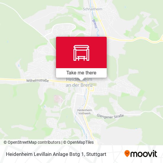 Карта Heidenheim Levillain Anlage Bstg 1