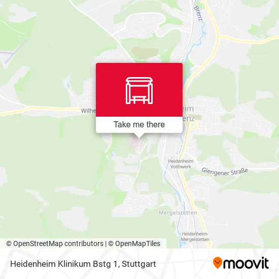 Карта Heidenheim Klinikum Bstg 1