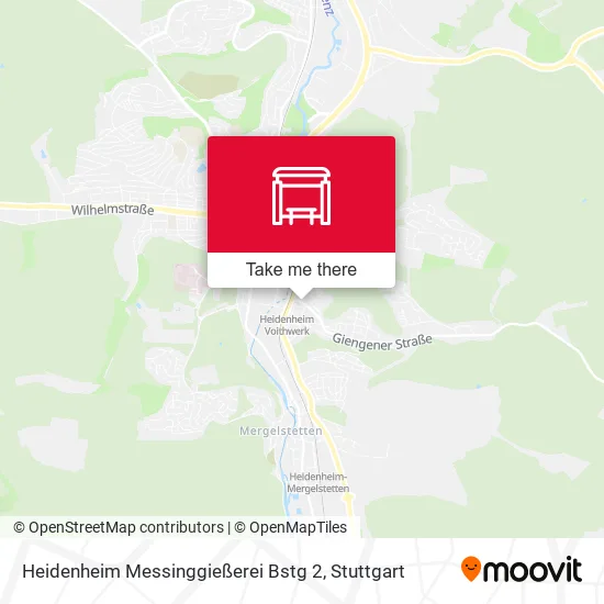 Карта Heidenheim Messinggießerei Bstg 2