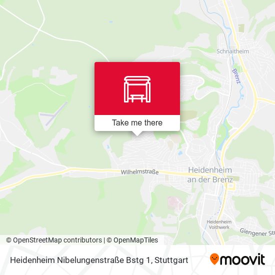 Heidenheim Nibelungenstraße Bstg 1 map
