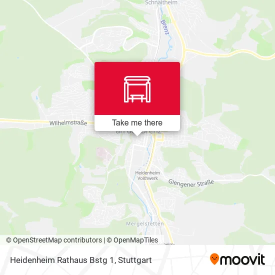 Карта Heidenheim Rathaus Bstg 1