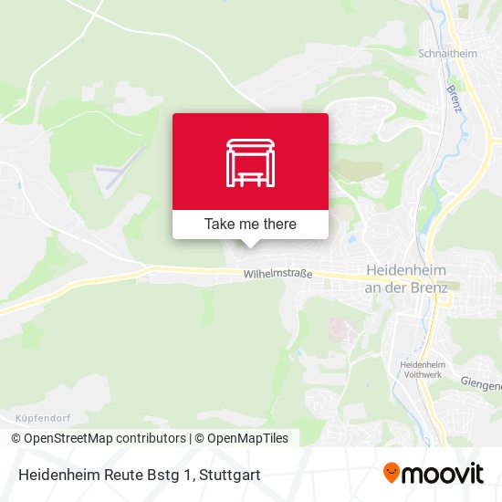Карта Heidenheim Reute Bstg 1
