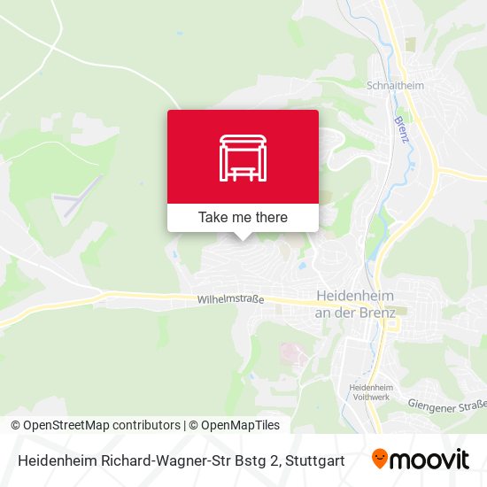 Карта Heidenheim Richard-Wagner-Str Bstg 2
