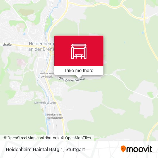 Карта Heidenheim Haintal Bstg 1
