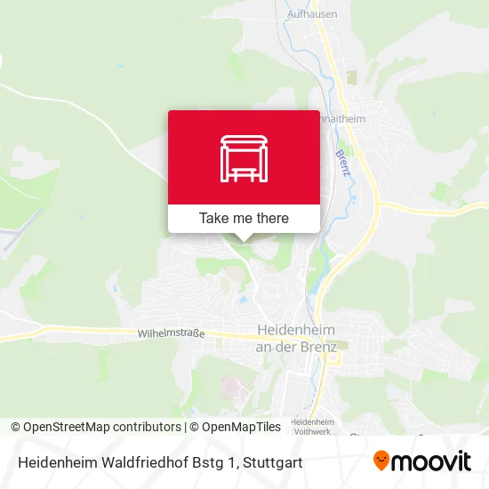 Карта Heidenheim Waldfriedhof Bstg 1