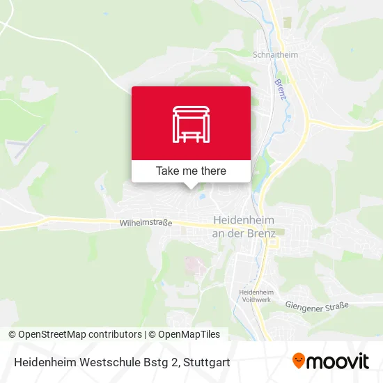 Карта Heidenheim Westschule Bstg 2