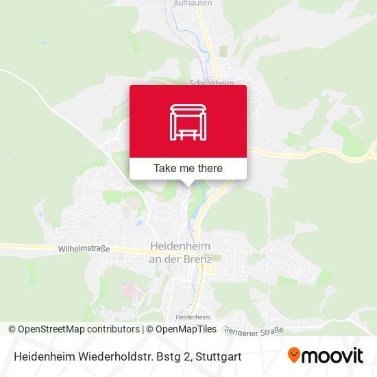 Карта Heidenheim Wiederholdstr. Bstg 2