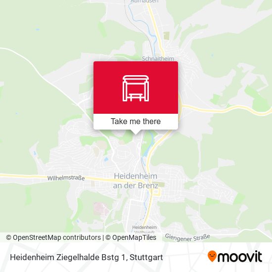 Карта Heidenheim Ziegelhalde Bstg 1