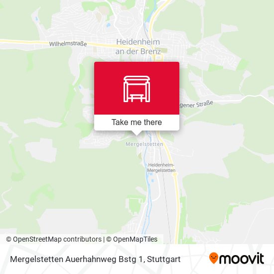 Mergelstetten Auerhahnweg Bstg 1 map