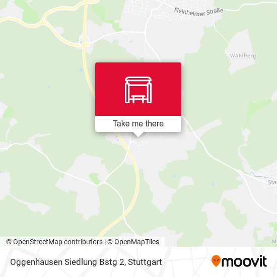 Oggenhausen Siedlung Bstg 2 map