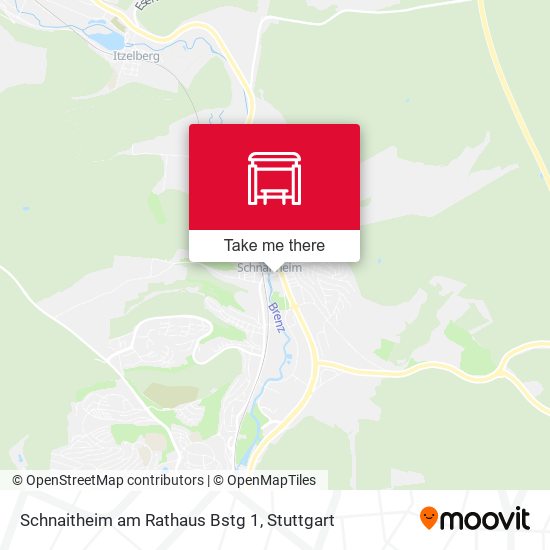 Schnaitheim am Rathaus Bstg 1 map