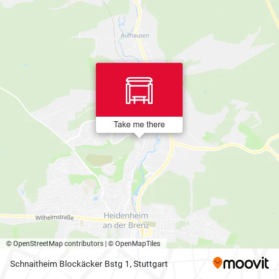 Карта Schnaitheim Blockäcker Bstg 1