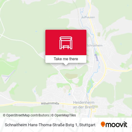 Schnaitheim Hans-Thoma-Straße Bstg 1 map