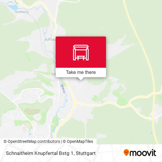 Карта Schnaitheim Knupfertal Bstg 1
