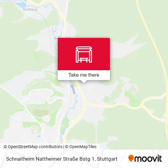 Карта Schnaitheim Nattheimer Straße Bstg 1