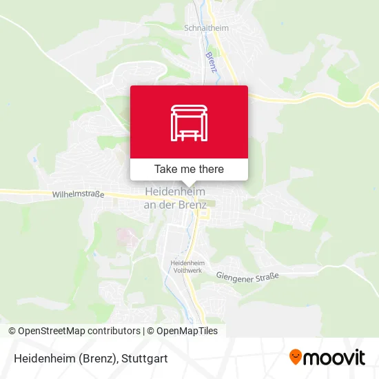Карта Heidenheim (Brenz)