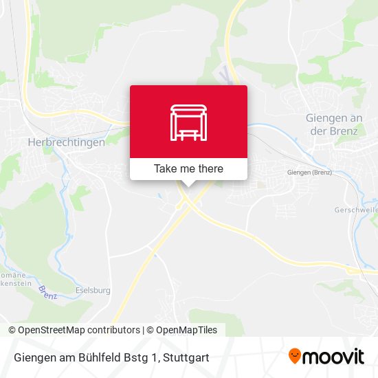 Карта Giengen am Bühlfeld Bstg 1
