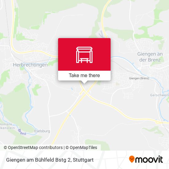 Карта Giengen am Bühlfeld Bstg 2