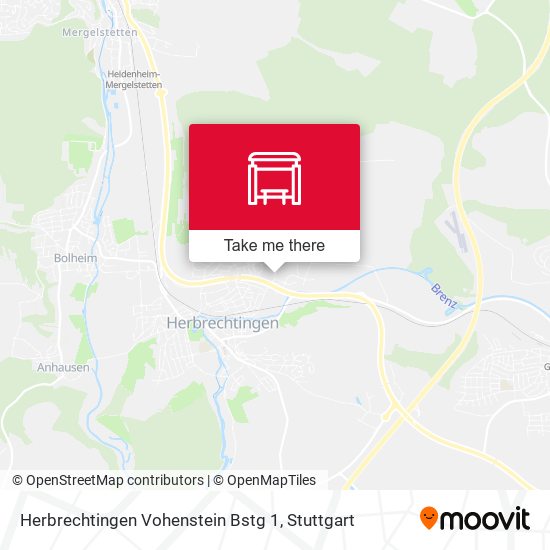 Herbrechtingen Vohenstein Bstg 1 map