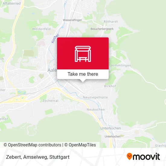 Zebert, Amselweg map