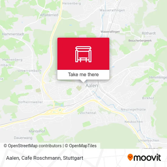 Карта Aalen, Cafe Roschmann