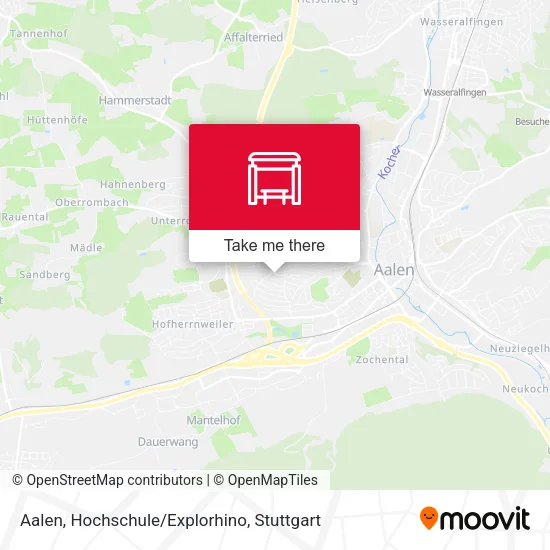 Карта Aalen, Hochschule/Explorhino