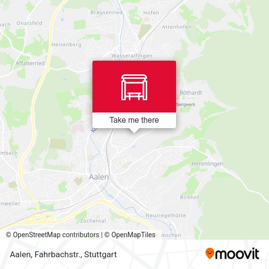 Aalen, Fahrbachstr. map