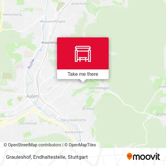 Карта Grauleshof, Endhaltestelle