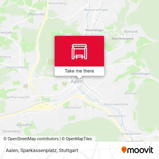 Карта Aalen, Sparkassenplatz
