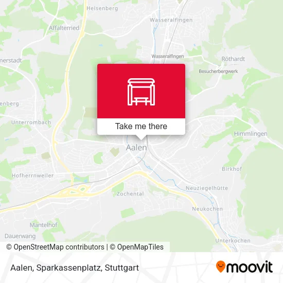 Карта Aalen, Sparkassenplatz