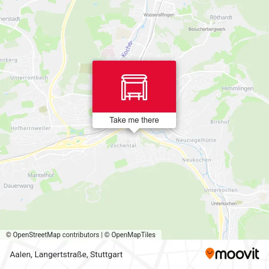 Карта Aalen, Langertstraße