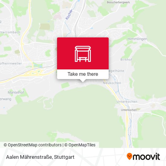 Aalen Mährenstraße map