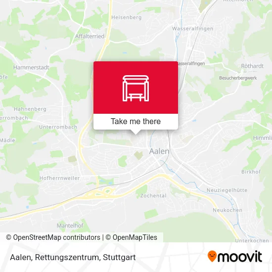 Карта Aalen, Rettungszentrum