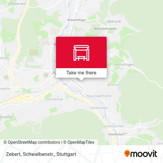 Карта Zebert, Schwalbenstr.