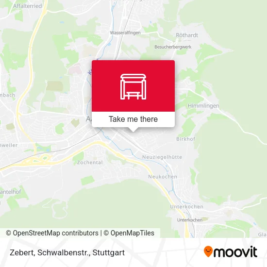 Карта Zebert, Schwalbenstr.