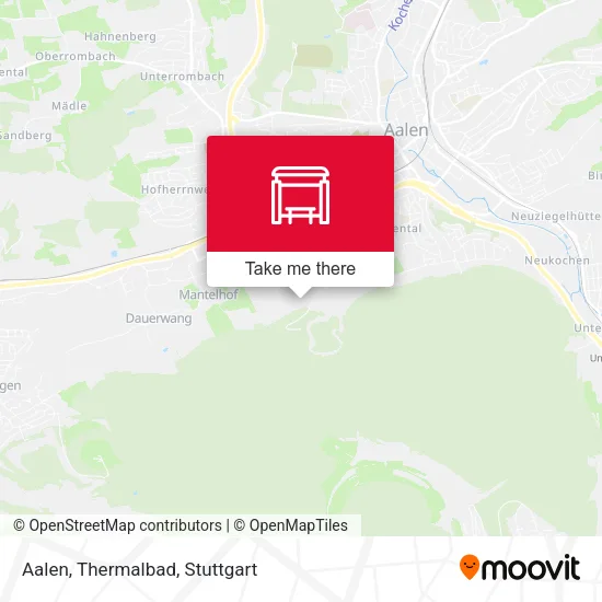 Карта Aalen, Thermalbad