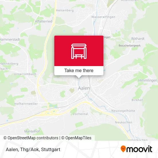 Карта Aalen, Thg/Aok