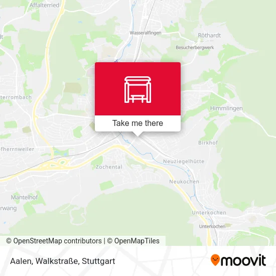 Карта Aalen, Walkstraße