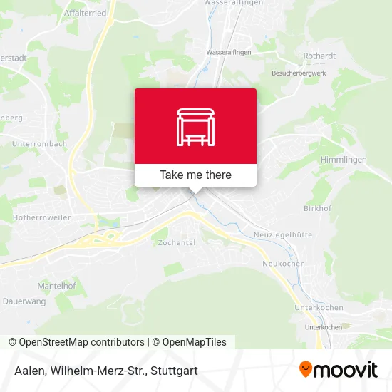 Aalen, Wilhelm-Merz-Str. map