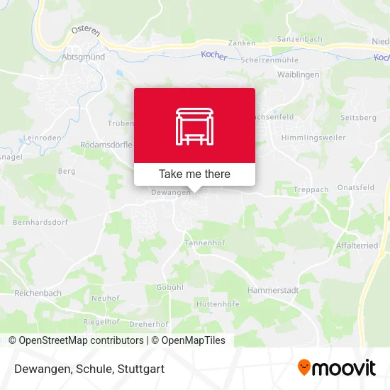 Карта Dewangen, Schule